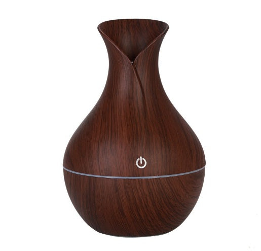Difusor de Aromas Nórdico — Humidificador USB Diseño Madera