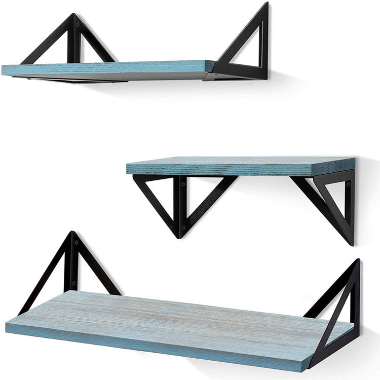 Estante Flotante de Pared — Diseño Industrial Madera y Metal