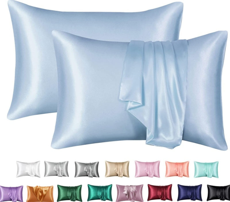 Funda de Almohada de Satén Sedoso — Suave, Elegante y Antiencrespamiento