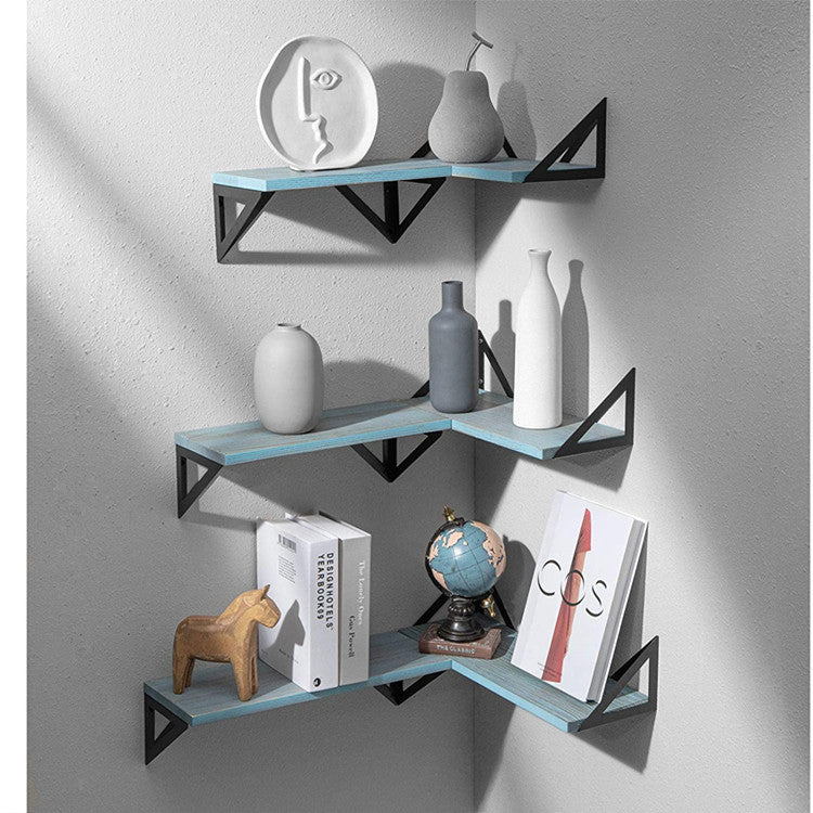 Estante Flotante de Pared — Diseño Industrial Madera y Metal