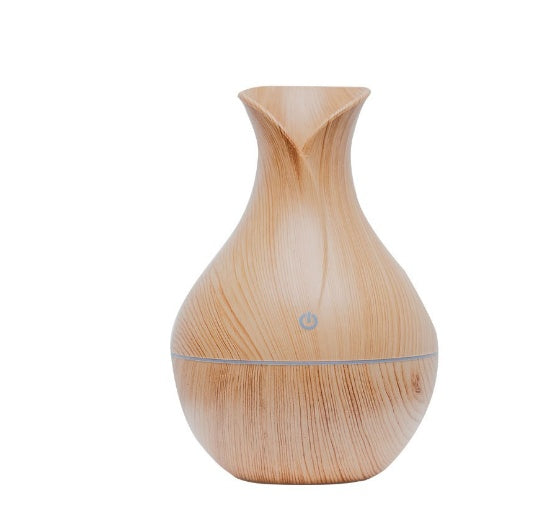 Difusor de Aromas Nórdico — Humidificador USB Diseño Madera